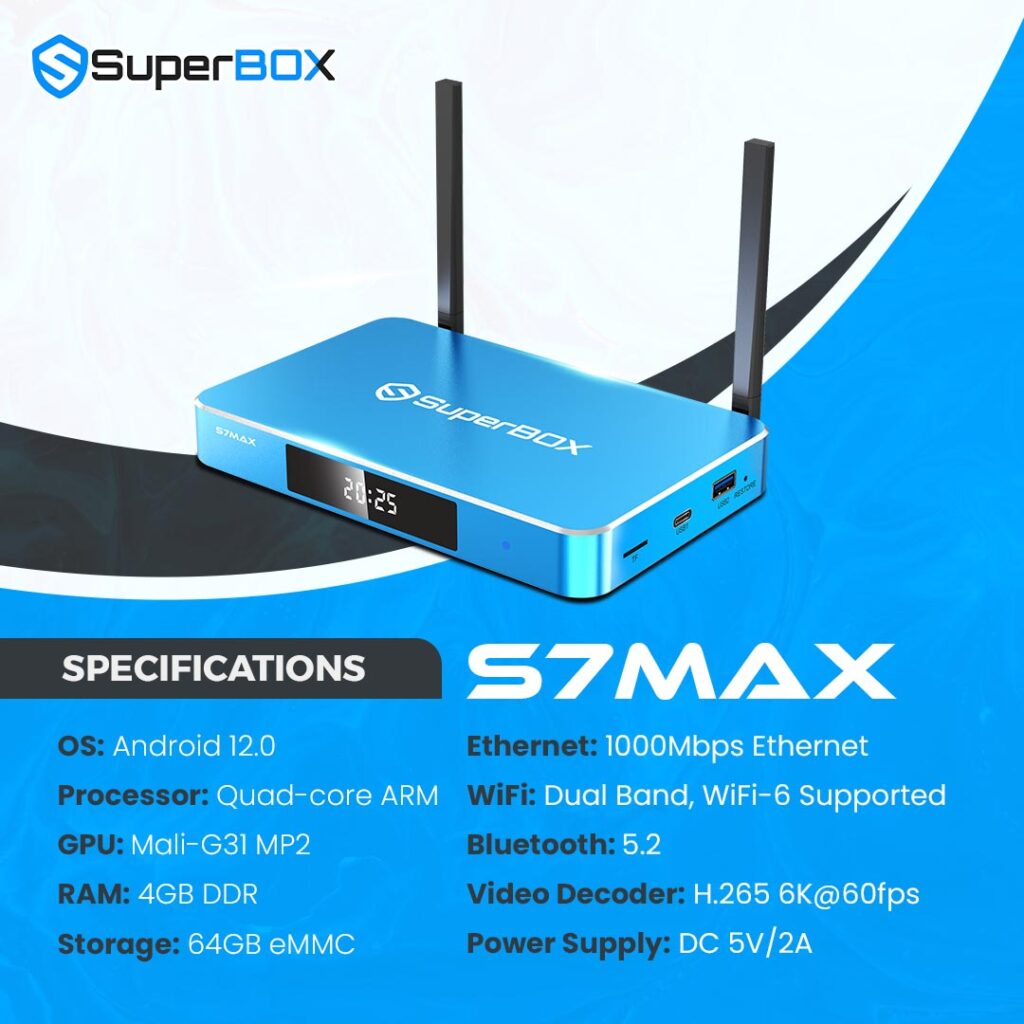 Superbox s7 max specification